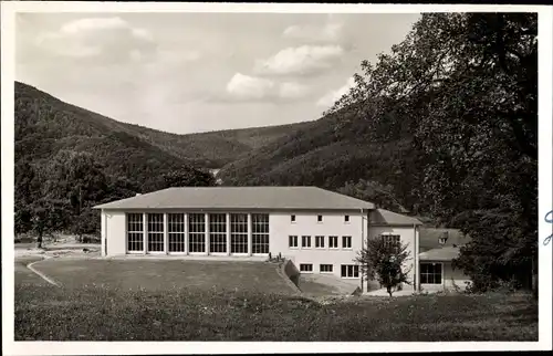 Ak Schlierbach Heidelberg, Schwimmbad d. Orthopädischen Anstalt