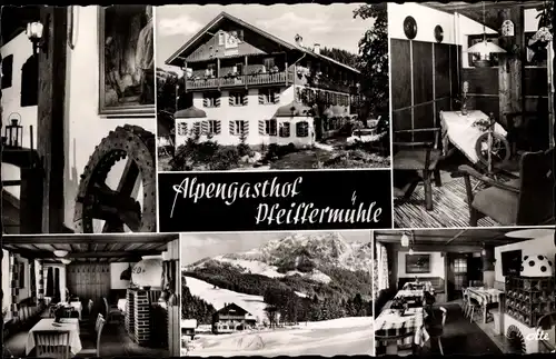 Ak Jungholz in Tirol,  Alpengasthof Pfeiffermühle