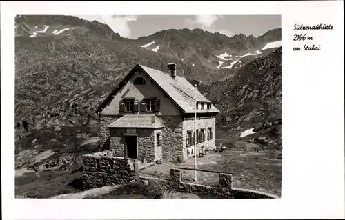 Ak Neustift im Stubaital in Tirol, Sulzenauhütte, Gebirge