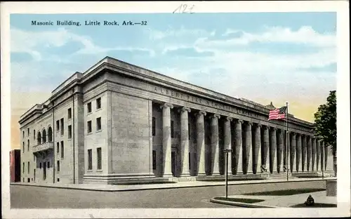 Ak Little Rock Arkansas USA, Masonic Building