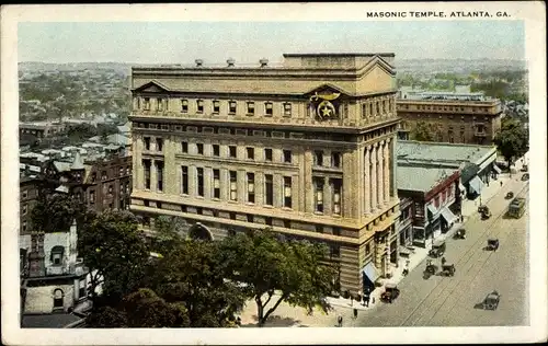 Ak Atlanta Georgia USA, Masonic Temple