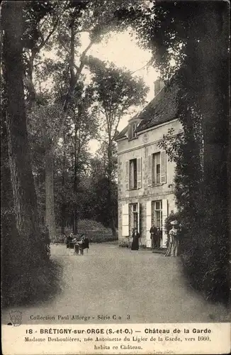 Ak Brétigny sur Orge Essonne, Chateau de la Garde