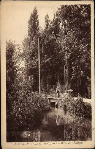 Ak Boissy la Rivière Essonne, Les Bords de l'Eclimont