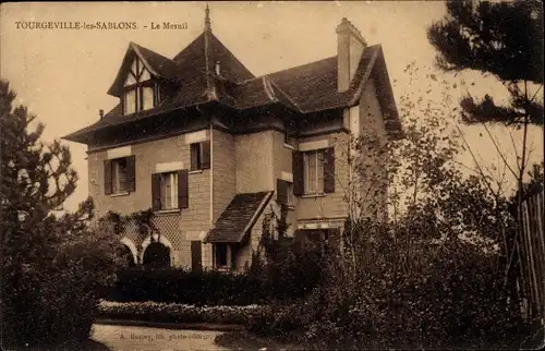 Ak Tourgeville les Sablons Calvados, Le Mesnil