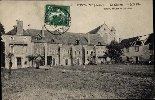 Ak Pontigny Yonne, Le Chateau