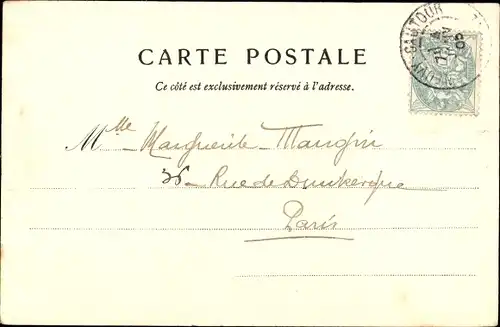 Ak Neuvy Sautour Yonne, Vue prise de la Grand Vigne