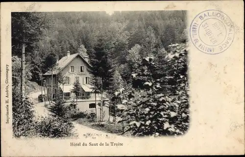 Ak Ballon d'Alsace Vosges, Hotel du Saut de la Truite