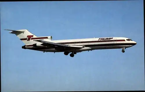 Ak Amerikanisches Passagierflugzeug, Trump Shuttle, Boeing 727-214