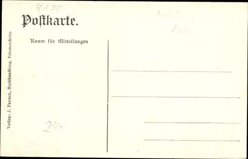 Ak Rheinhausen Friemersheim Duisburg im Ruhrgebiet, Krupp'sche Beamtenkolonie