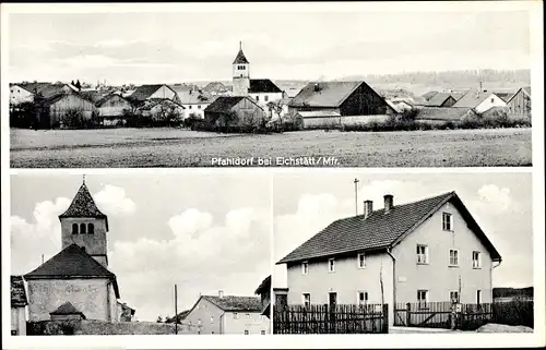 Ak Pfahldorf Kipfenberg in Oberbayern, Ortsansichten, Kirche