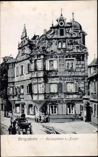 Ak Bad Bergzabern Rheinland Pfalz, Restauration zum Engel