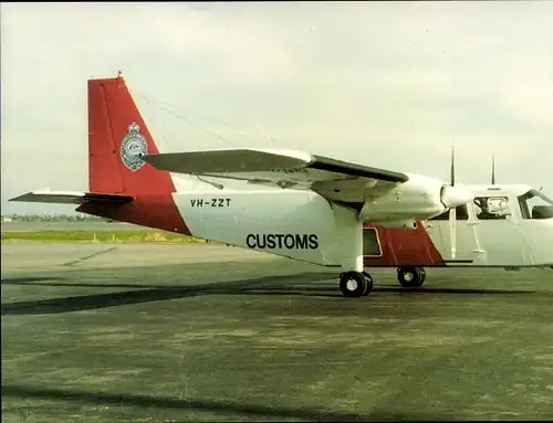 Ak Australian Customs Surveillance Australia, Pilatus Britten-Norman BN-2B-20 Islander, VH-ZZT