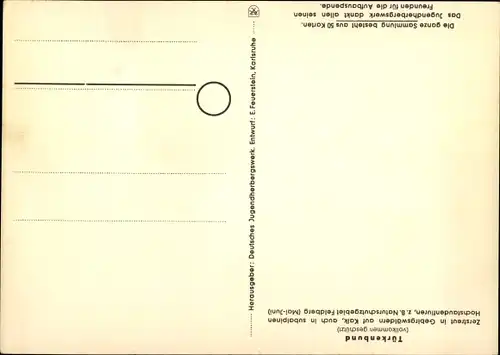 Künstler Ak Geschützte Pflanzen und Tiere der Heimat 3, Jugendherbergsgroschen, Türkenbund