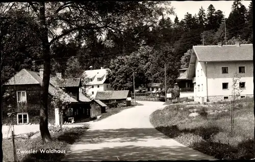 Ak Zwieslerwaldhaus Lindberg Bayerischer Wald Niederbayern, Ortspartie