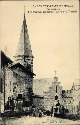 Ak Saint Bonnet Le Froid Rhône, La Chapelle