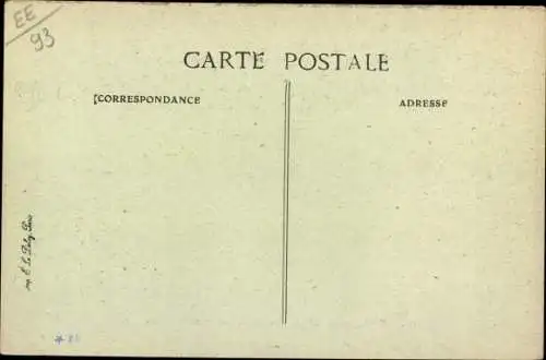 Ak Le Bourget Seine-Saint-Denis, Rue de Flandre et la Poste