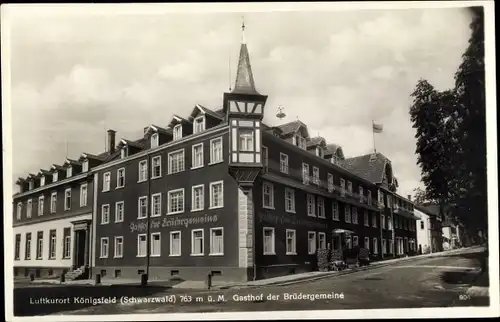 Ak Königsfeld im Schwarzwald, Gasthof der Brüdergemeine