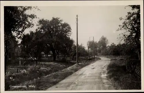 Foto Ak Wely Gelderland Niederlande, Groenestraat