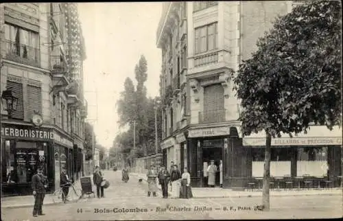 Ak Bois Colombes Hauts de Seine, Rue Charles Duflos