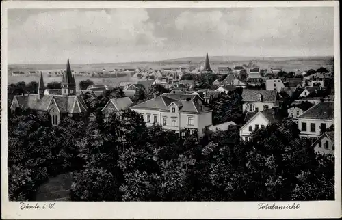 Ak Bünde in Westfalen, Totalansicht