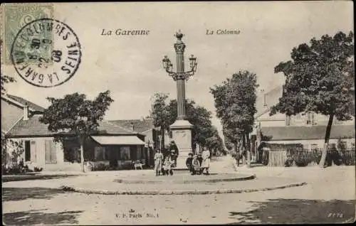 Ak La Garenne Colombes Hauts de Seine, La Colonne