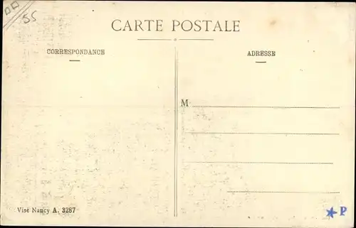 Ak Boncourt sur Meuse Meuse, Straßenpartie