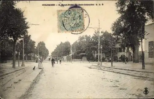 Ak Colombes Hauts de Seine, Rond Point du Petit Colombes