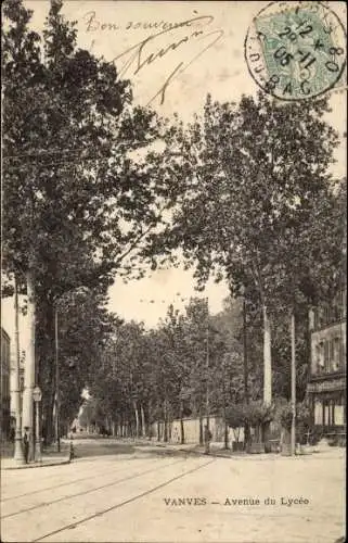 Ak Vanves Hauts de Seine, Avenue du Lycee