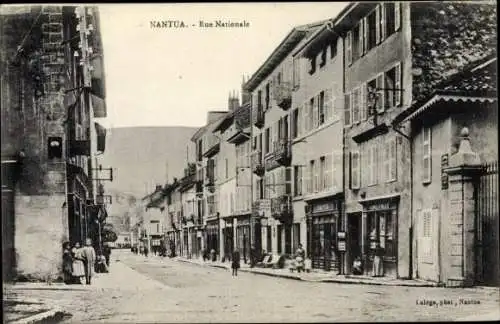 Ak Nantua Ain, Rue Nationale
