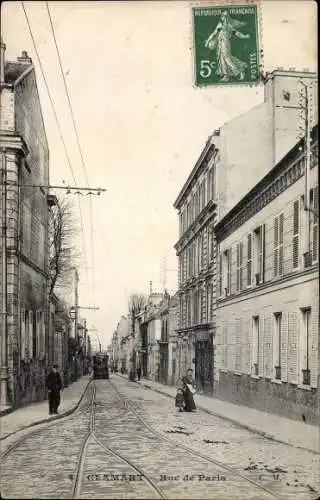 Ak Clamart Hauts de Seine, Rue de Paris