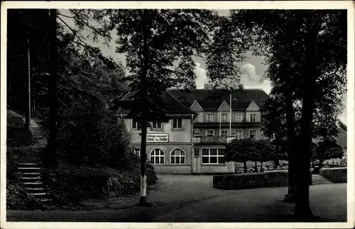 Ak Neustadt an der Orla Thüringen, Hotel zum Keller Fröhliche Wiederkunft