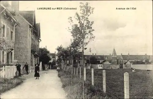 Ak Langrune sur Mer Calvados, Avenue de l'Est