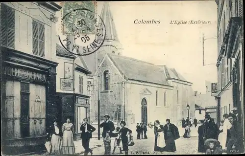 Ak Colombes Hauts de Seine, L'Eglise