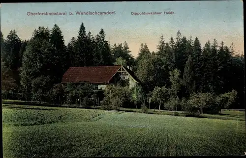 Ak Wendischkarsdorf Karsdorf Rabenau, Oberforstmeisterei, Dippoldiswalder Heide
