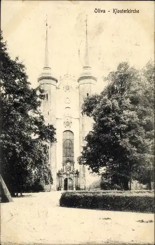 Ak Oliva Gdańsk Danzig, Klosterkirche