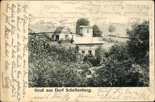 Ak Schellenberg Leubsdorf im Kreis Mittelsachsen, Villa Auguste