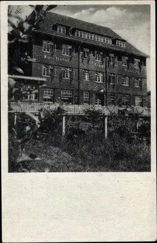 Ak Nordseebad Sankt Peter Ording, Kurhotel Stadt Hamburg