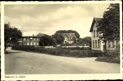 Ak Lehbek Gelting Landschaft Angeln in Schleswig Holstein, Ortspartie