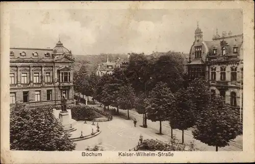 Ak Bochum im Ruhrgebiet, Kaiser Wilhelm Straße