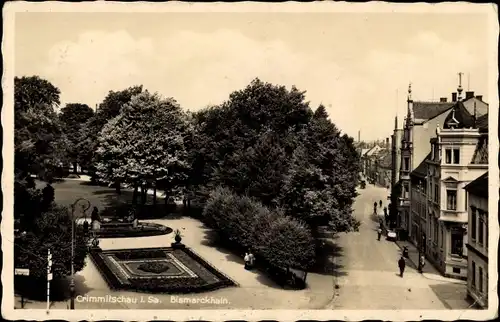 Ak Crimmitschau in Sachsen, Bismarckhain