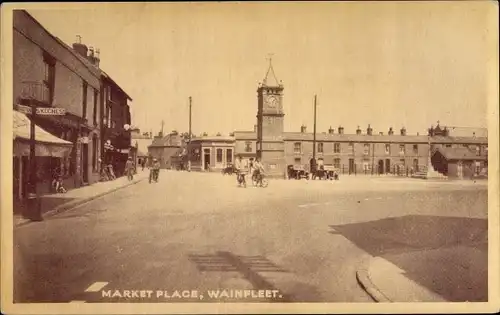 Ak Wainfleet Lincolnshire England, Market Place