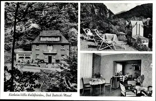 Ak Bad Bertrich an der Mosel Eifel, Kurheim Villa Waldfrieden