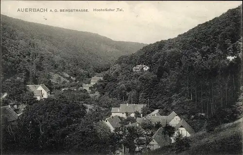 Ak Auerbach Bensheim an der Bergstraße Hessen, Hochstädter Tal