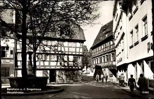 Ak Bensheim an der Bergstraße in Hessen, Hauptstraße