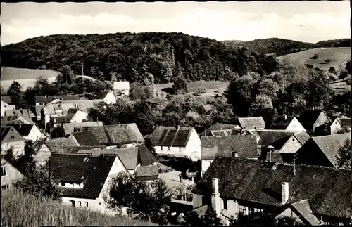 Ak Wilmshausen Bensheim an der Bergstraße in Hessen, Ortschaft mit Landschaftsblick