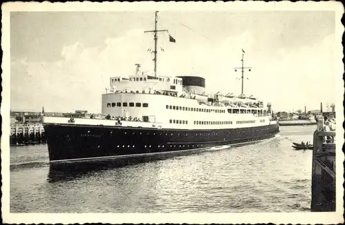 Ak Ostende Westflandern, Fährschiff Koning Albert, Linie Ostende Dover