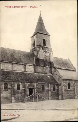 Ak Thury Harcourt Calvados, L'Eglise