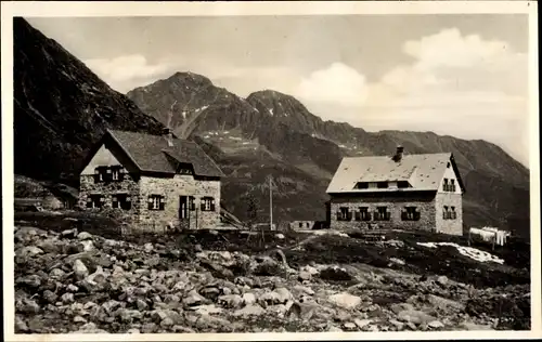 Ak Neustift im Stubaital in Tirol, Sulzenauhütte, Gebirge