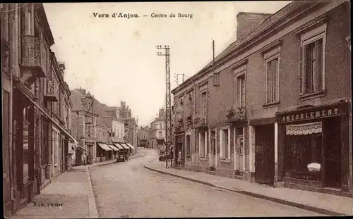 Ak Vern d'Anjou Maine et Loire, Centre du Bourg