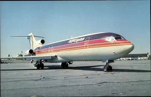 Ak Amerikanisches Passagierflugzeug, People Express, Boeing 727-227